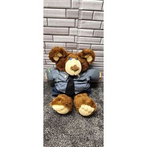 Vintage 1986 Jedgar Sheriff Moody Hollow Furskin Plush Bear 22" Xavier Roberts #